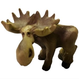 Vtg 98 Moose Standing Up Figurine By Singing Tree